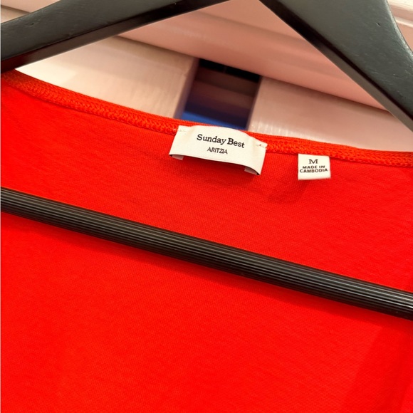 Sunday Best Cotton Whisk Cannoli Sleeveless Tie-Front Top - Picture 5 of 5